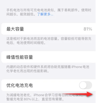 山丹苹果15维修分享iPhone15充电到80%就充不进电了怎么办 